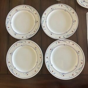 Mikasa Intaglio CAC20 "Annette" Salad Plates - Set of 4